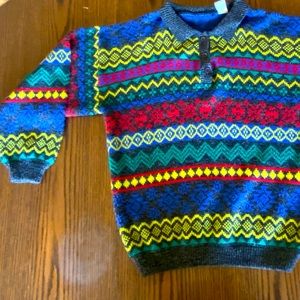 Vintage Acrylic Wool Sweater